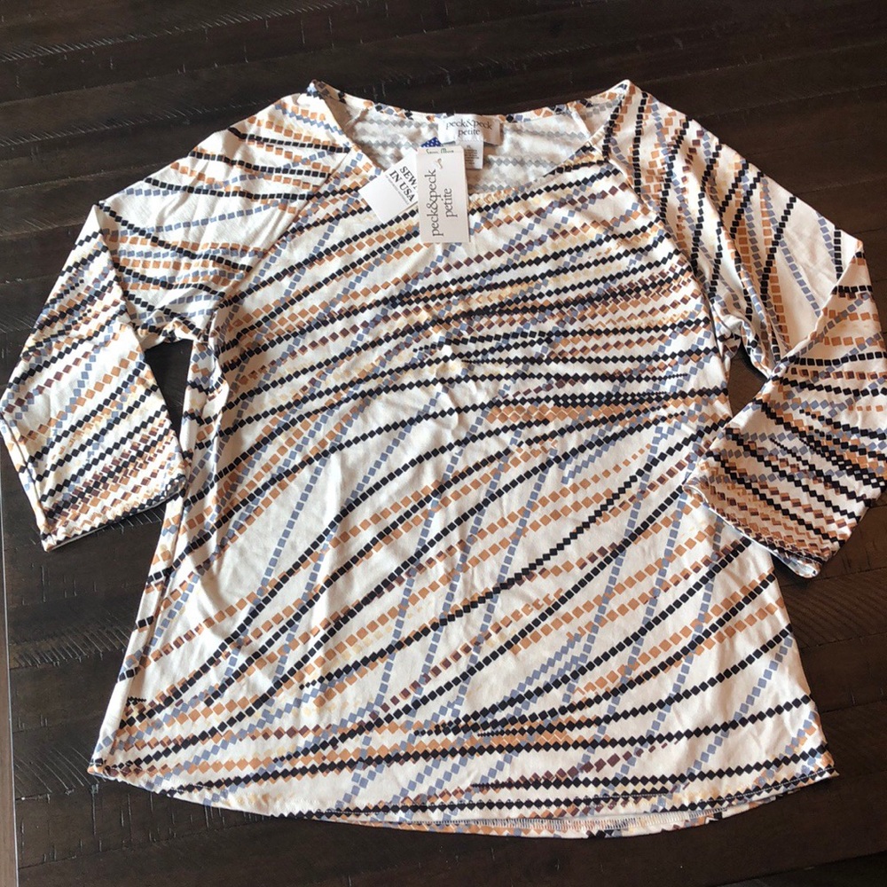 NWT Peck & Peck Petite Top